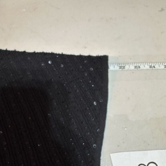 Vintage BCBG Maxazria Women's Knit Sequin Beaded Cardigan Sweater Black Small - Picture 4 of 8